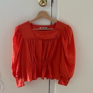 Ciao Lucia Allegra Top with puffy sleeves